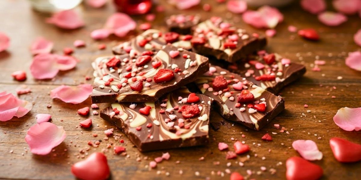 Easy Valentines Day Chocolate Bark Recipe