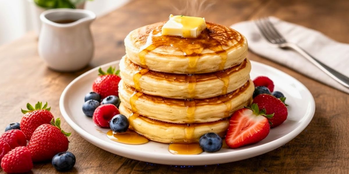 Fluffy Buttermilk Pancakes Recipe
