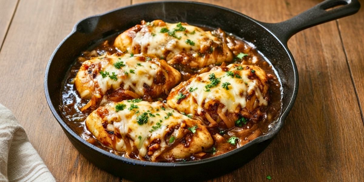 French Onion Chicken Skillet Recipe