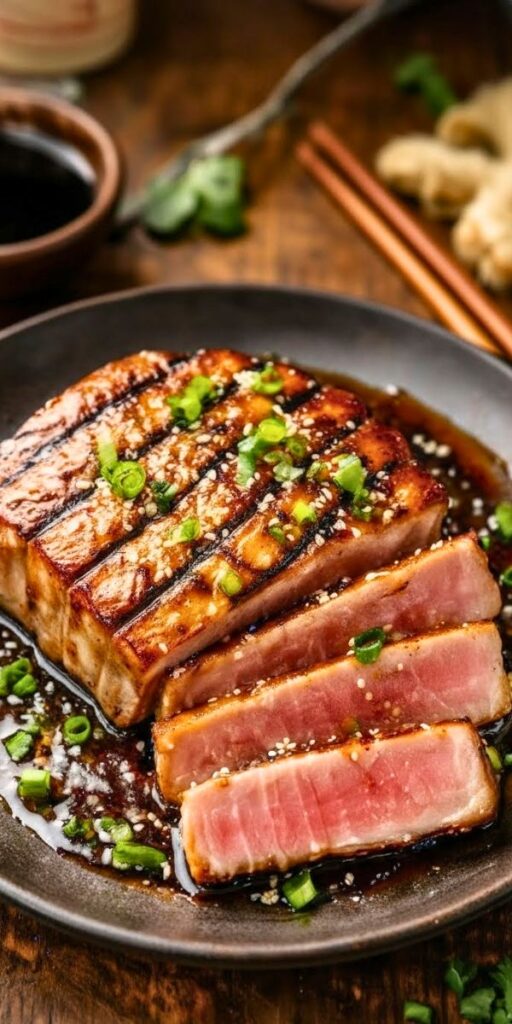 Grilled Soy Ginger Tuna Steak Recipe