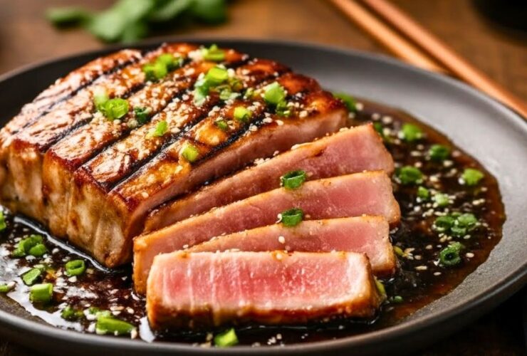 Grilled Soy Ginger Tuna Steak Recipe