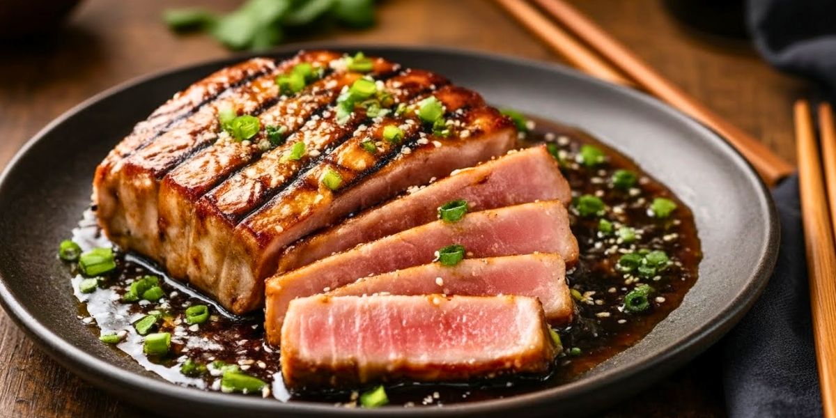 Grilled Soy Ginger Tuna Steak Recipe