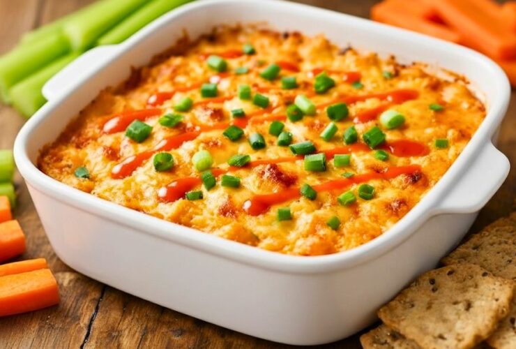 High Protein Buffalo Chicken Dip Recipe