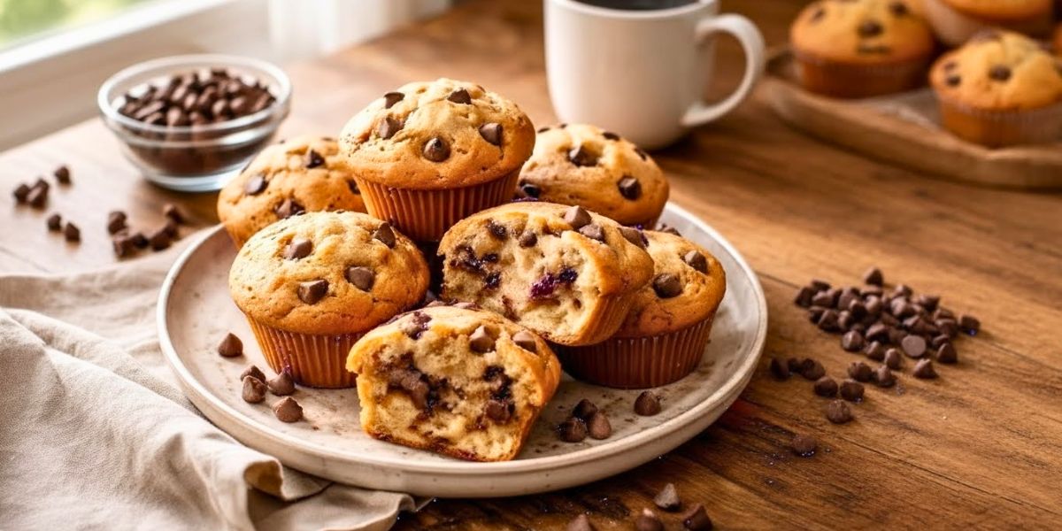 Homemade Chocolate Chip Muffins Recipe