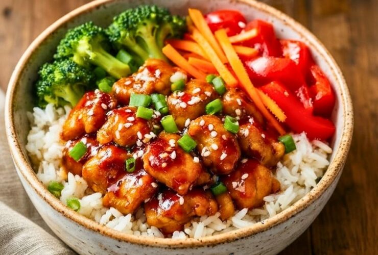 Hot Honey Chicken Bowl Recipe