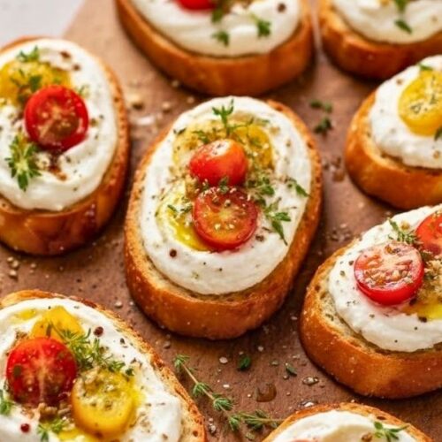 Ina Garten Whipped Feta Crostini Recipe