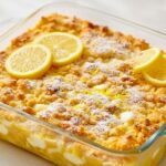 Lemon Cream Cheese Dump Cake Recipe
