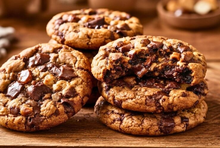 Levain Bakery Chocolate Toffee Cookies Recipe