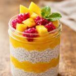 Mango & Dragon Fruit Chia Pudding Recipe