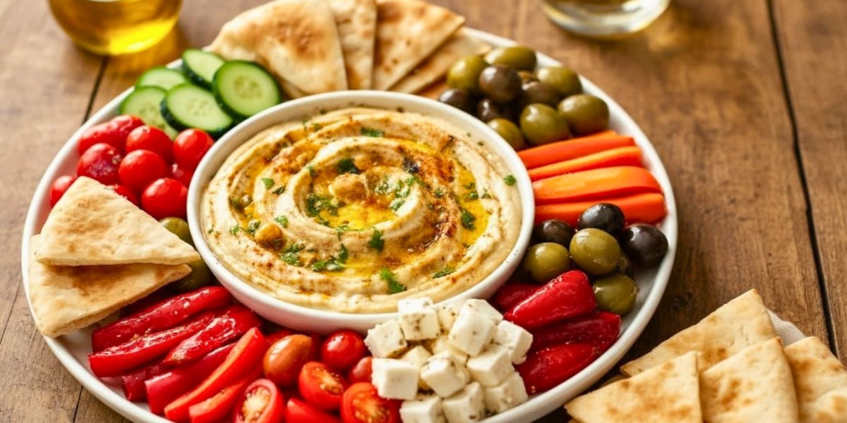 Mediterranean Hummus Platter Recipe