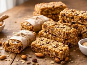 No Bake Trail Mix Granola Bars Recipe