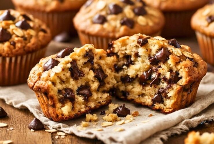 Oatmeal Chocolate Chip Muffins Recipe