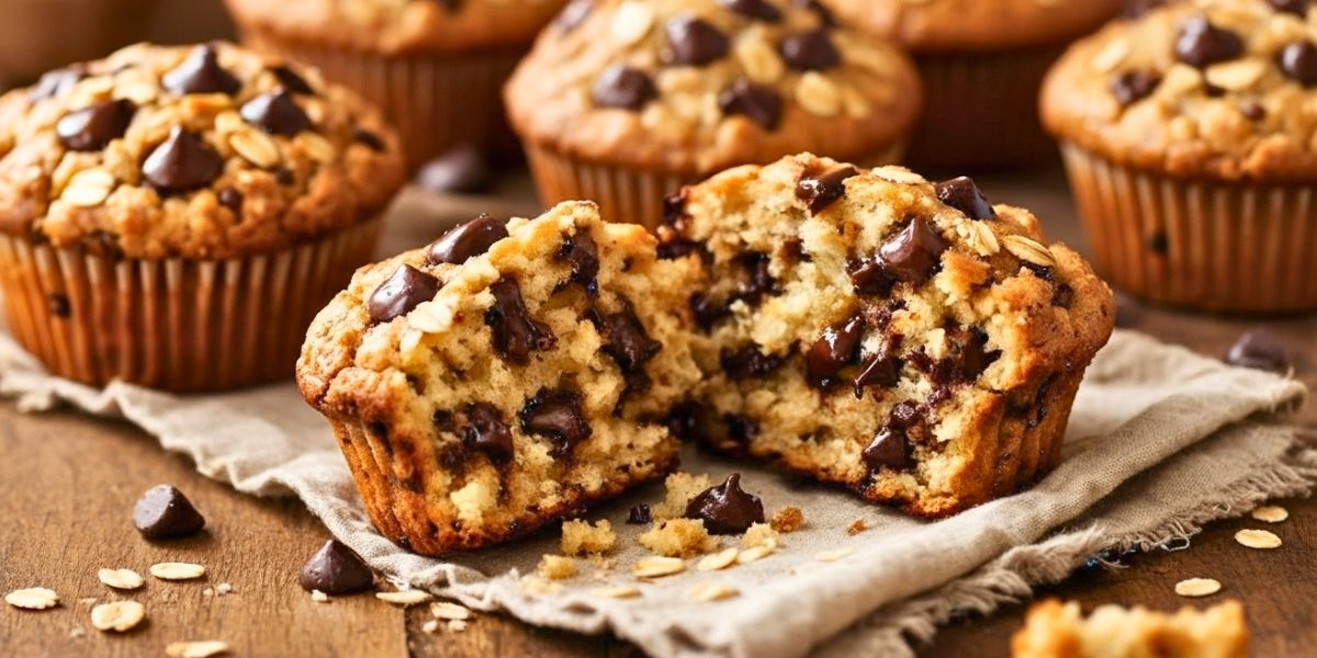 Oatmeal Chocolate Chip Muffins Recipe