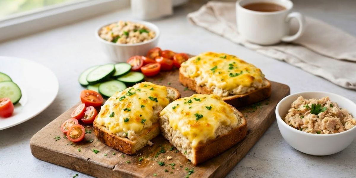Open Faced Tuna Melt Recipe