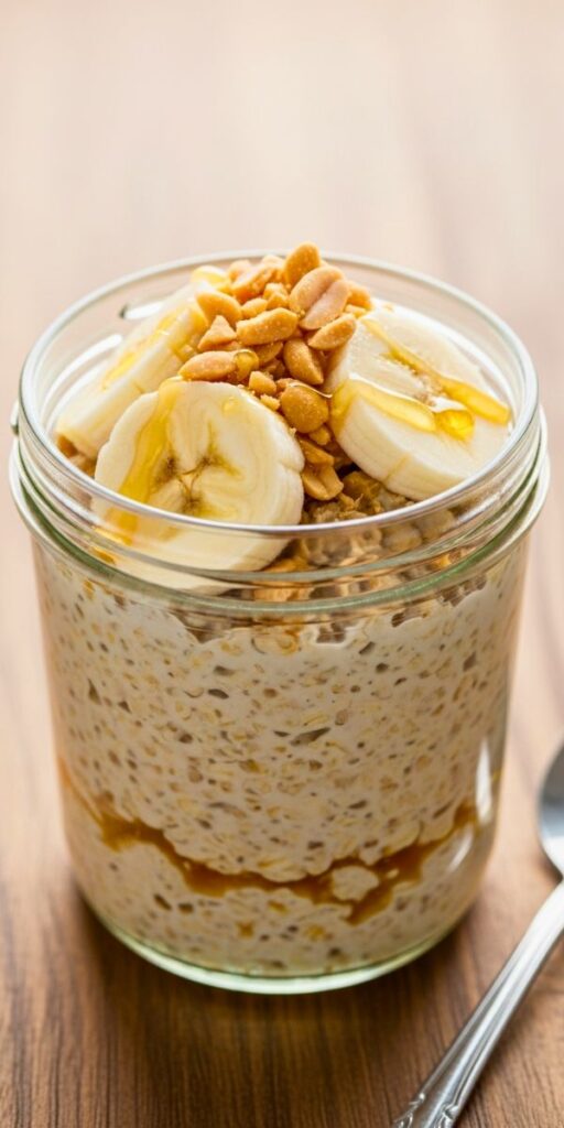 Peanut Butter Overnight Oats Recipe