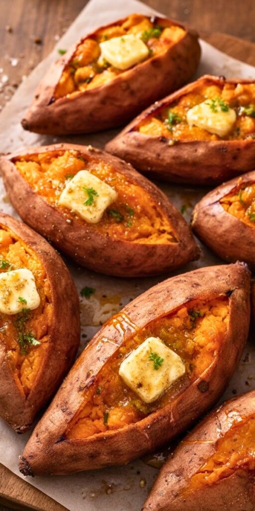 Perfect Baked Sweet Potatoes Recipe