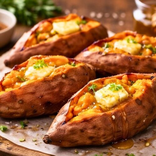 Perfect Baked Sweet Potatoes Recipe