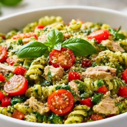 Pesto Tuna Pasta Salad Recipe