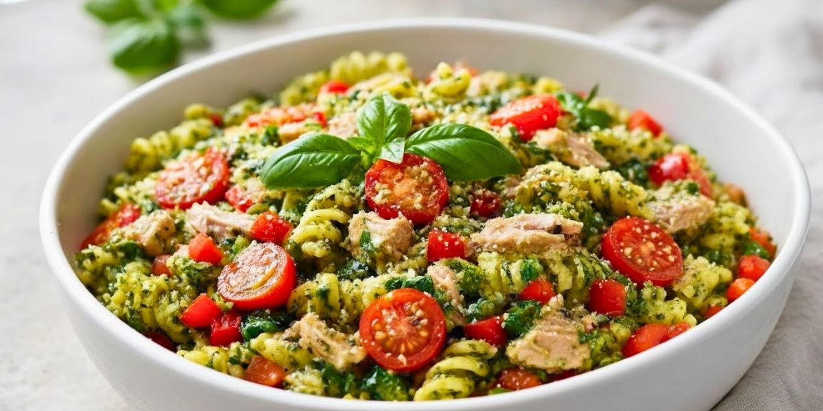 Pesto Tuna Pasta Salad Recipe
