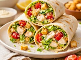 Quick Chicken Caesar Wraps Recipe