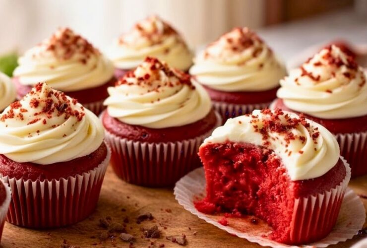 Red Velvet Cupcakes Cream Cheese Frosting Recipe