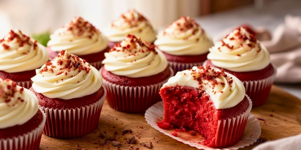 Red Velvet Cupcakes Cream Cheese Frosting Recipe