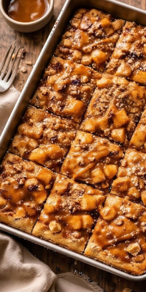 Salted Caramel Apple Pie Bars Recipe