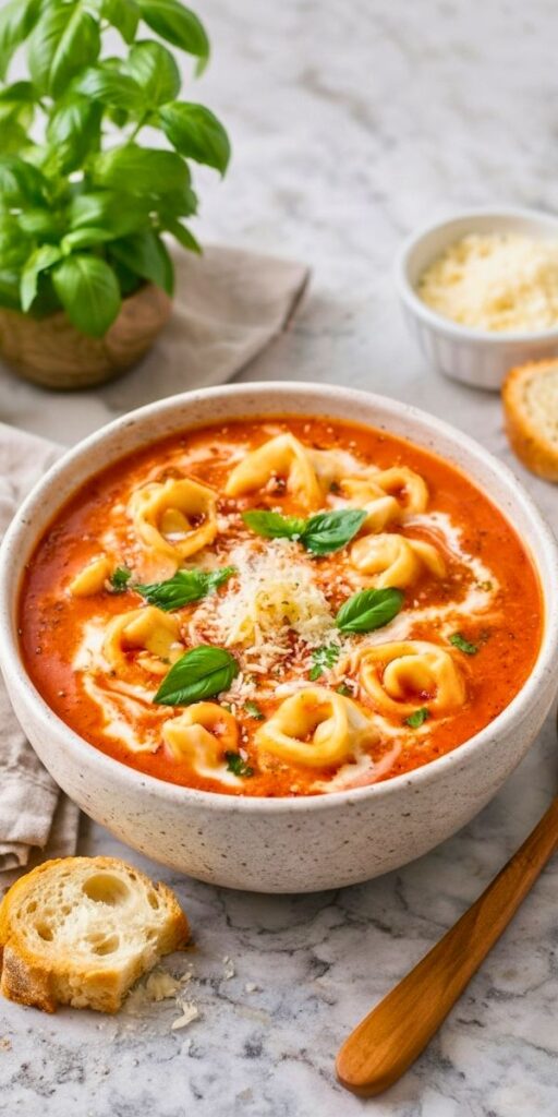 Savor 1 Amazing Creamy Tomato Tortellini Soup Recipe