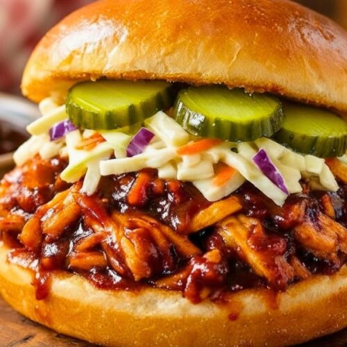 Slow Cooker Bbq Pulled Chicken Sandwiches Recipe