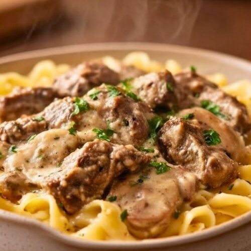 Slow Cooker Beef Stroganoff Recipe