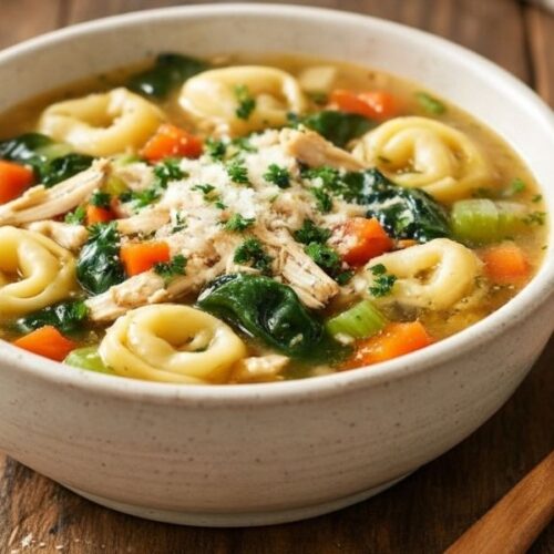 Slow Cooker Chicken Tortellini Soup Recipe