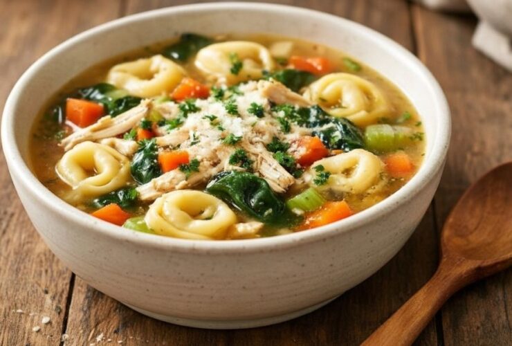 Slow Cooker Chicken Tortellini Soup Recipe