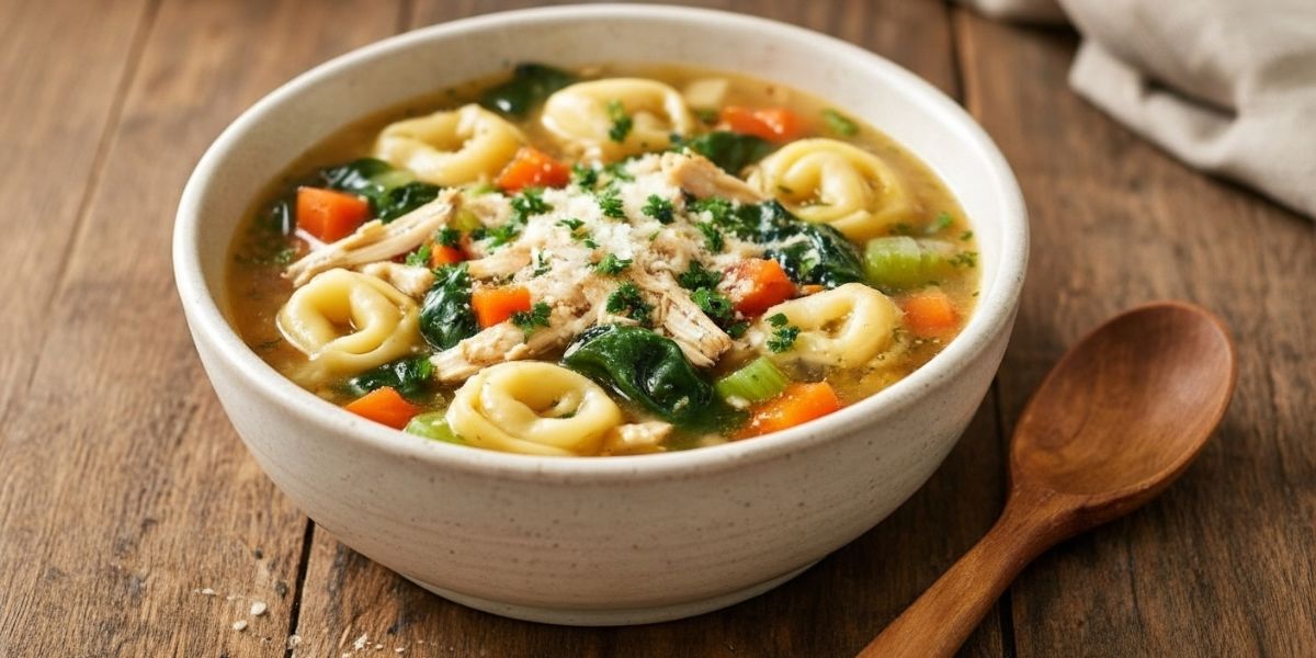 Slow Cooker Chicken Tortellini Soup Recipe