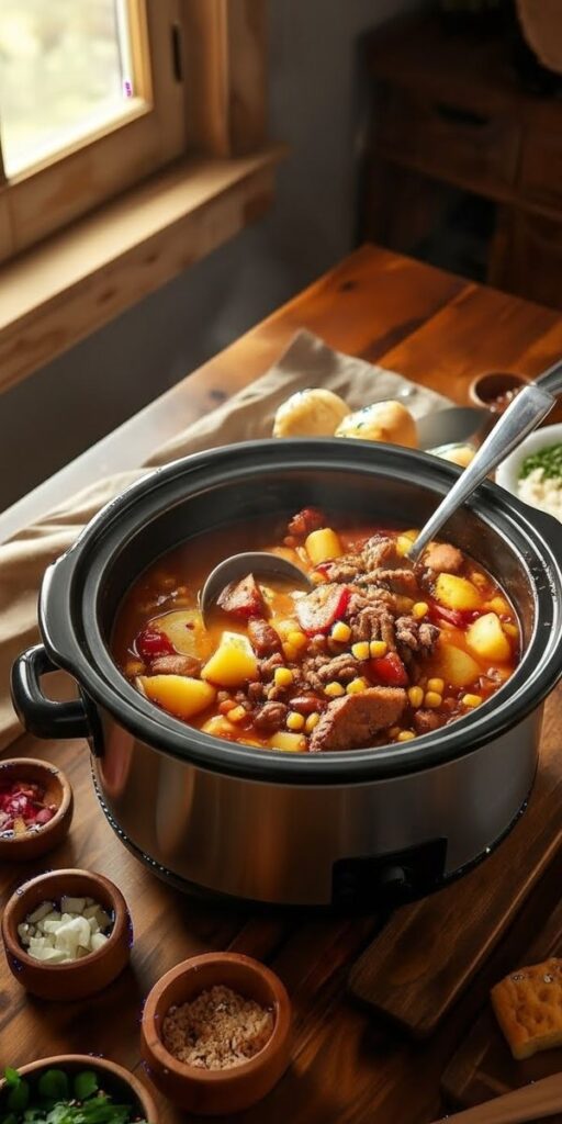 Slow Cooker Cowboy Stew Recipe