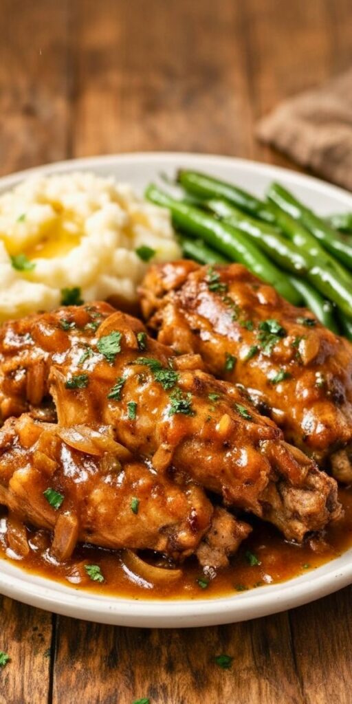 Smothered Turkey Wings with Gravy Recipe