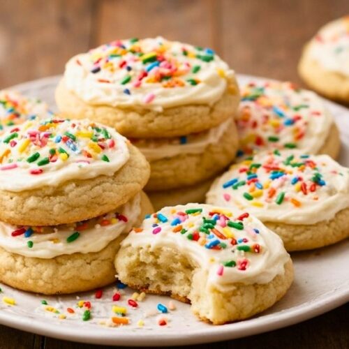 Soft Batch Frosted Sugar Cookies Recipe