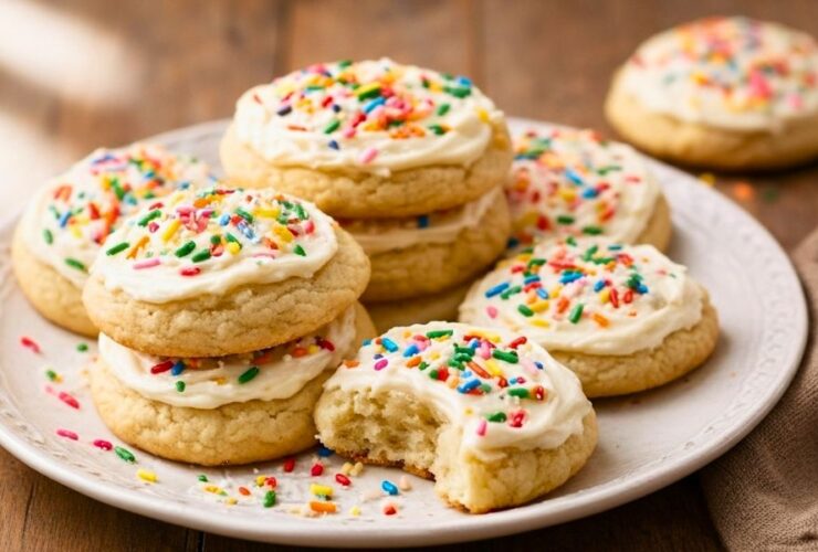 Soft Batch Frosted Sugar Cookies Recipe