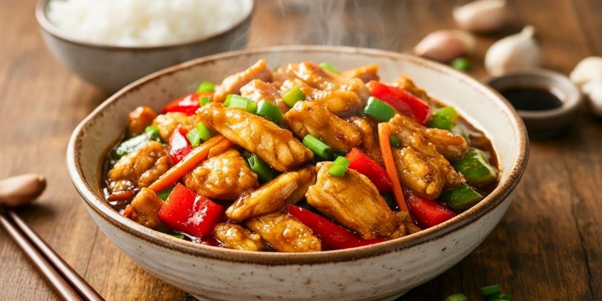 Stir-Fried Chinese Garlic Chicken Recipe