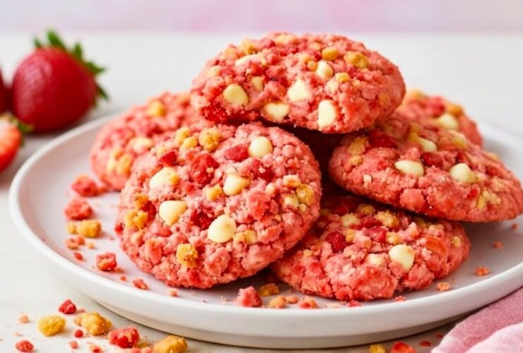 Strawberry Crunch Cookies Recipe