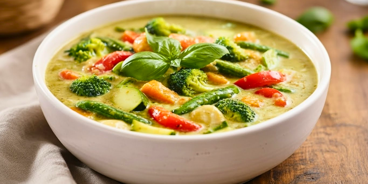 Thai Green Curry With Vegetables Recipe