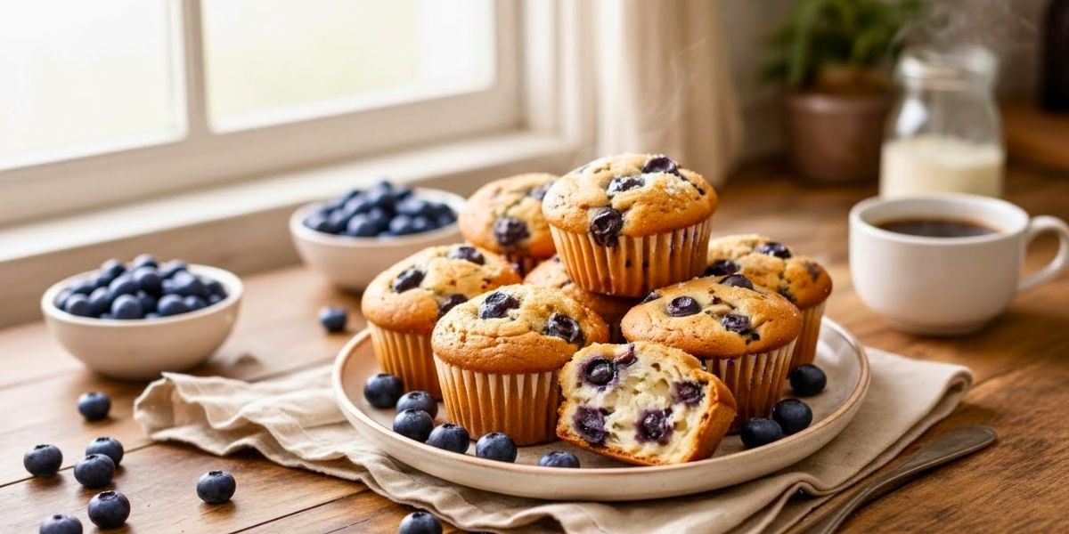 Vegan Blueberry Muffins Recipe