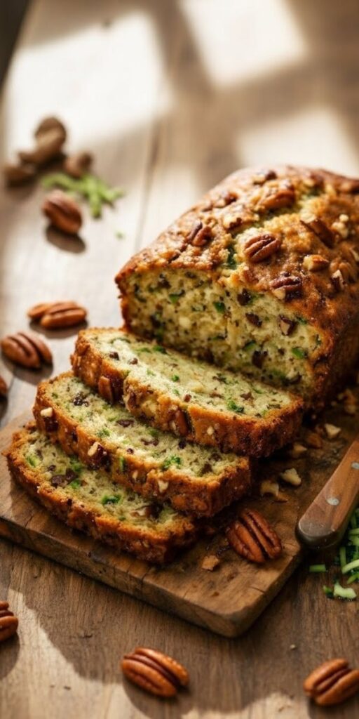 Zucchini Bread With Pecans Recipe