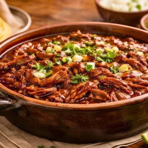 Birria with Rich Chile Sauce Recipe