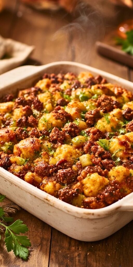 Bobby Flay Cornbread Chorizo Stuffing Recipe