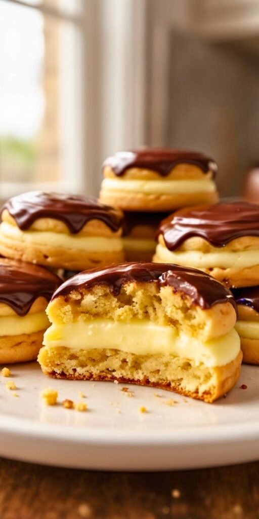 Boston Cream Pie Cookies Recipe