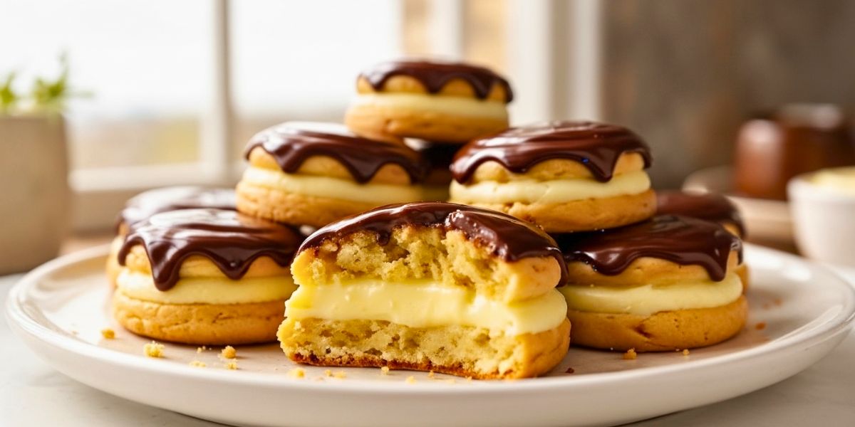Boston Cream Pie Cookies Recipe
