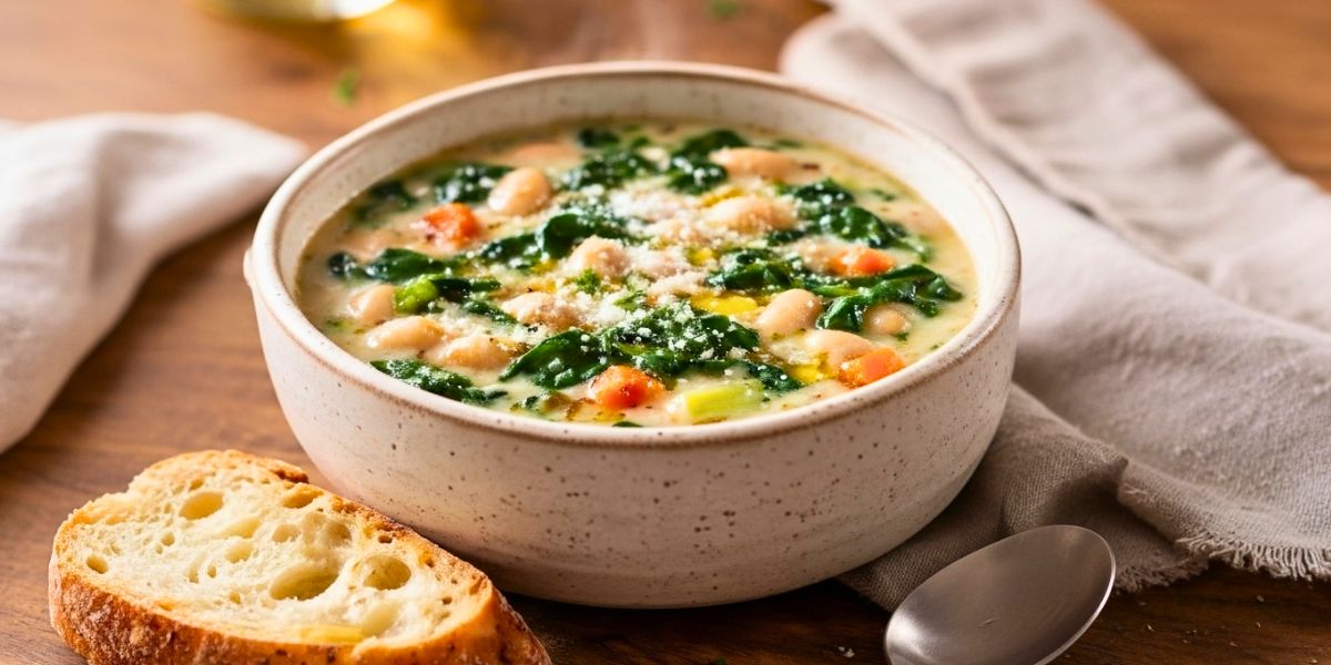 Cannellini Bean and Spinach Soup Recipe