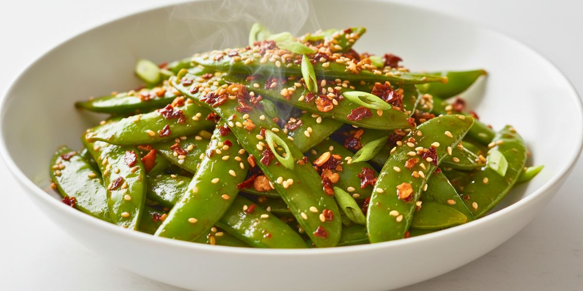 Chili Crisp Snap Pea Salad Recipe