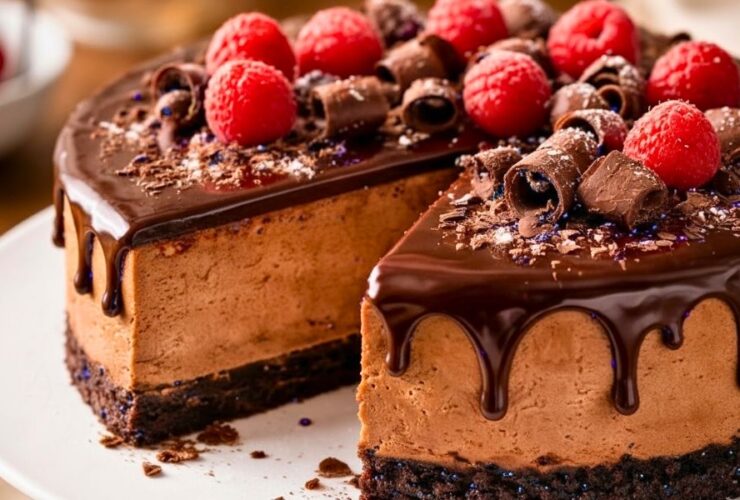 Chocolate Ganache Cheesecake Recipe