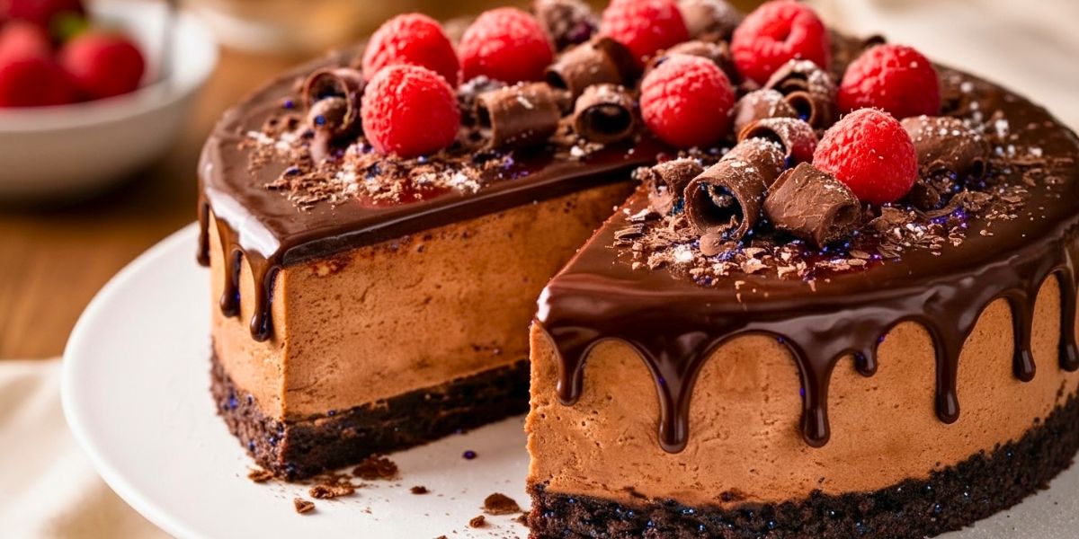 Chocolate Ganache Cheesecake Recipe